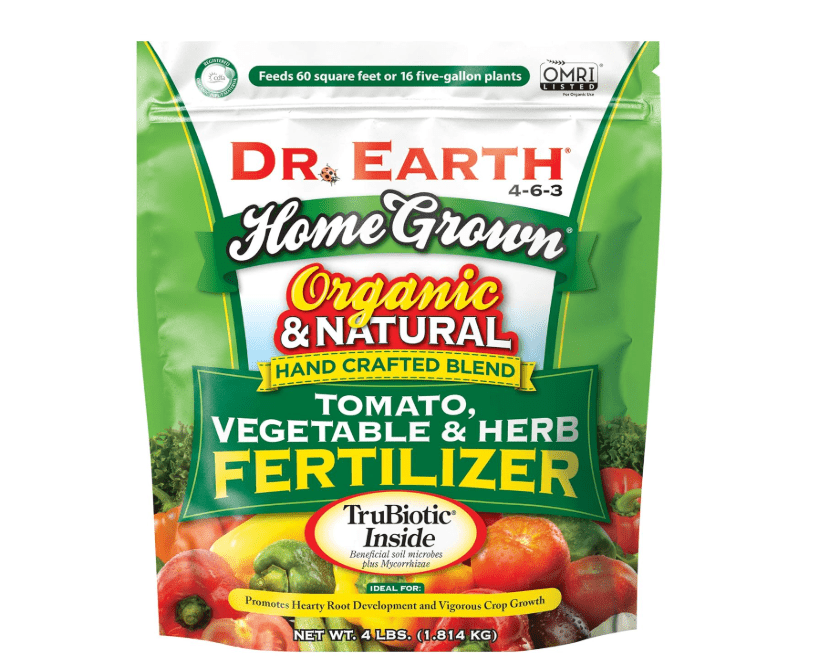  Dr. Earth Organic 5 Tomato, Vegetable & Herb Fertilizer Poly Ba