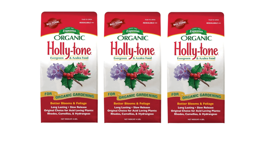 
Espoma Organic Holly-tone 4-3-4 Natural & Organic Evergreen & Azalea Plant Food; 4 lb. Bag; The Original & Best Fertilizer for all Acid Loving..