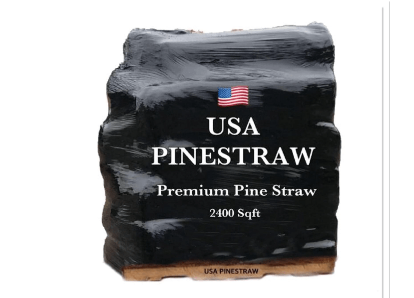
USA Pine Straw - Pine Needle Mulch - Premium Long Needle - Covers up to 2400 Sqft