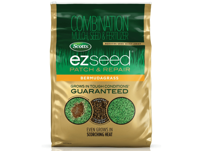 
Scotts EZ Seed Patch & Repair Bermudagrass Combination Mulch, Bermudagrass Seed and Fertilizer for Bare Spots and Repair, Grows in Scorching 