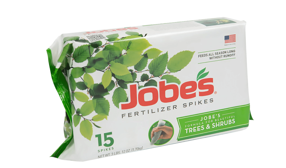 
Jobe’s Slow Release Tree and Shrub Fertilizer Spikes, Easy Plant Care for Oak, Maple, Dogwood, Boxwood, and Many More Acid Loving Trees and Shrubs, 15 Count