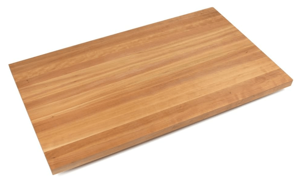 
John Boos Edge-Grain Cherry Butcher Block Countertop - 2-1/4" Thick, 48"L x 48"W, Natural Oil
