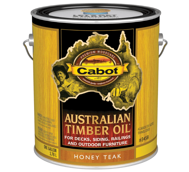 
Cabot Australian Timber Oil Wood Stain and Protector, Honey Teak