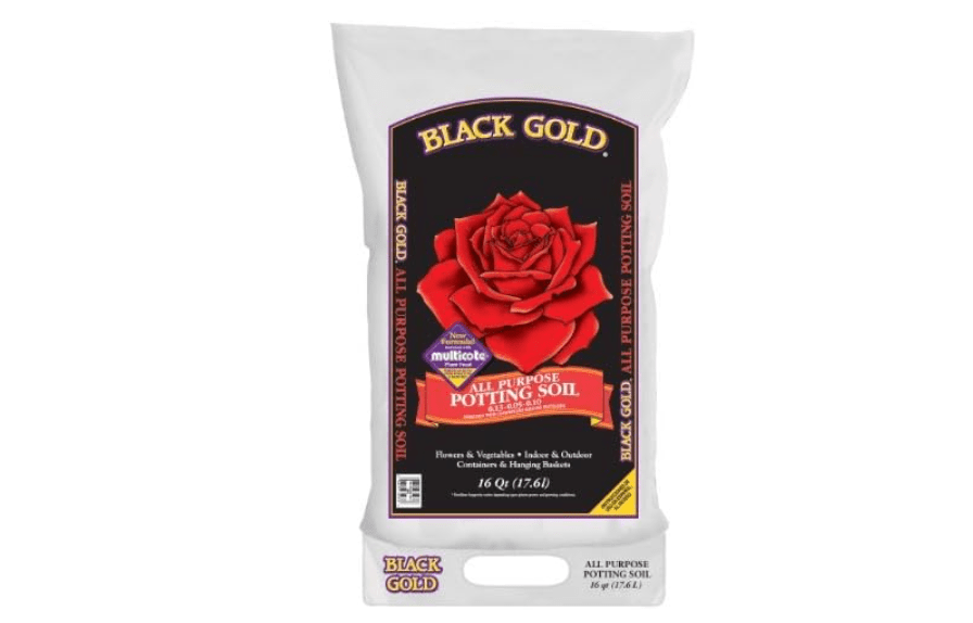 Black Gold 1410102 16 QT U 16 Quart All Purpose Potting Soil With Fertilizer