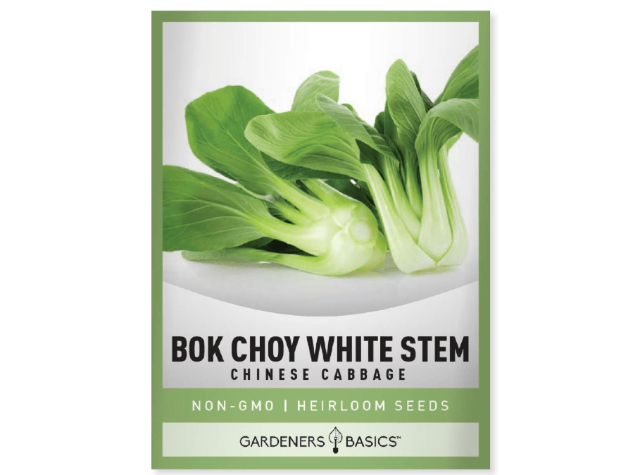 Gardeners Basics, Bok Choy Chinese Cabbage Seeds for Planting - (Pak Choi) Heirloom, Non-GMO Vegetable Variety- 1 Gram Seeds Great for Summer,