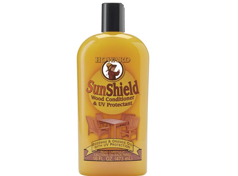
Howard Products SunShield Beeswax Furniture Polish - Outdoor Furniture Wax, Yellow Polish and Protection for Wood, 16 Fl 