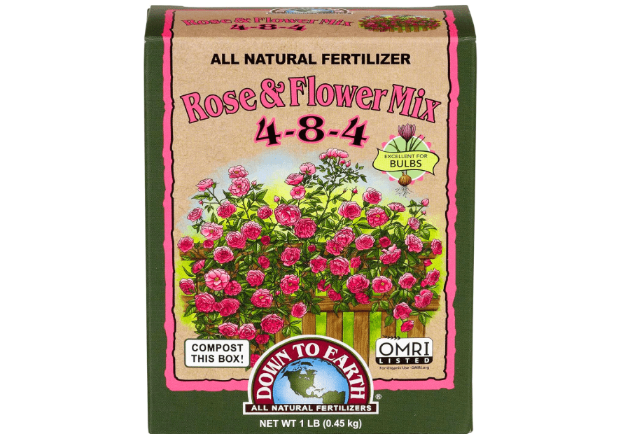 
Down to Earth All Natural Rose & Flower Bulb Fertilizer Mix 4-8-4, 1 lb