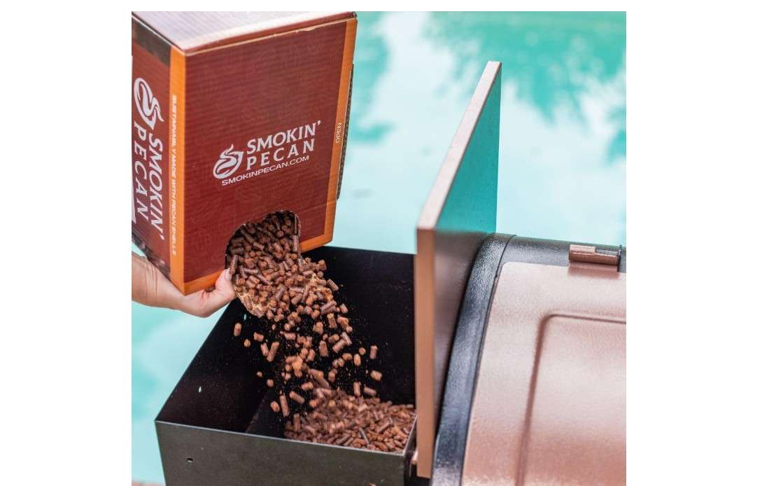Smokin' Pecan - 100% Pecan Shell Pellets - Smoking Pellets for Pellet Smokers, or Any Outdoor Grills, 20 lb. Box
