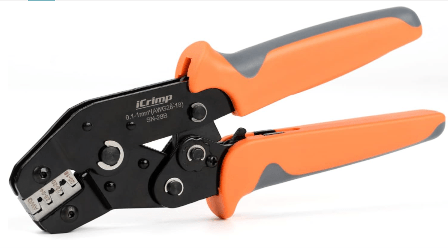 
iCrimp SN-28B Dupont Crimping Tool for 3.96mm, 2.54mm, 2.5mm Pitch Dupont, JST XH VH Connectors
