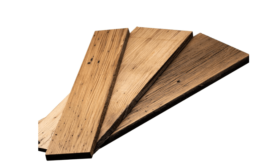 
1” American Wormy Chestnut Wood Boards/Dimensional Lumber - Cut to Size Reclaim Reclaimed American Chestnut Board Wood (4 in, 24 inches lon