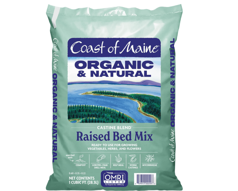 
Coast of Maine Castine Blend Organic and Natural Raised Bed Mix, 1 cu ft (Pack of 2), RTU for Growing Vegetables, Herbs 