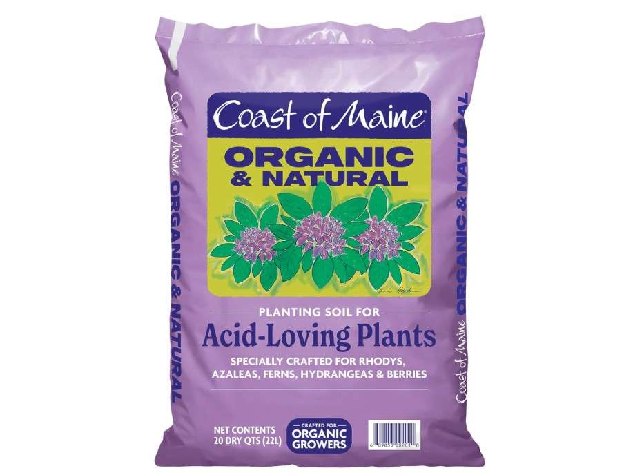  Coast of Maine Organic & Natural Planting Soil for Acid Loving Plants Azalea, Rhododendron & Berries - Premium Planting Soil w/Composted Manure