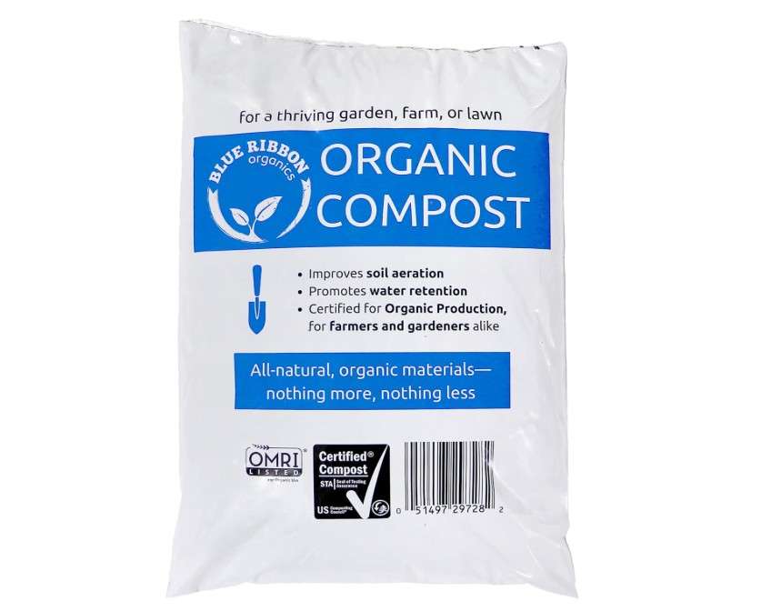 
Blue Ribbon Organics OMRI Certified Organic Compost Size: 3.0 Gallons, 12-15 Pound Bag