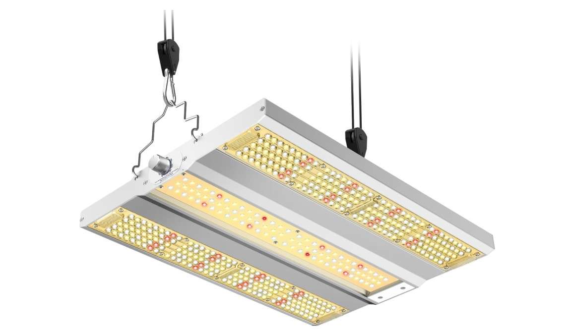 VIPARSPECTRA XS1500 Pro LED Grow Lights for Seed Starting Vegetables Bloom, New-gen Lens Dimming Daisy Chain Full Spectrum Grow Lights for Indoor Plants..