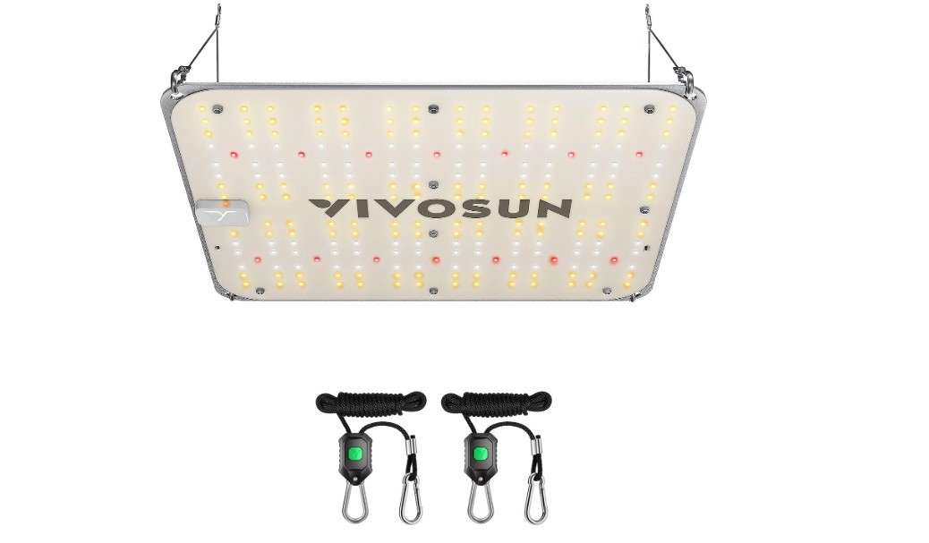  VIVOSUN VS1000E LED Grow Light with Full Spectrum Diodes, Sunlike Plant Light for Indoor Plants Seedling Veg and Bloom in 2x2/3x3 Grow Tents Greenhouses