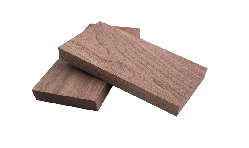 2 PCS Walnut Lumber 7/8'' x 4'' x 8'' Unfinished Walnut Wood Sheets Walnut Board for Crafts, Scroll Saw, Woodworking, S