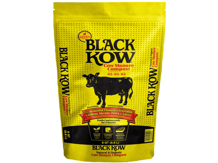
Black Kow Nitrogen Phosphate Composted Cow Manure Fertilizer for Soil, Flowers, Potted Plants, Raised Beds, and Compost
