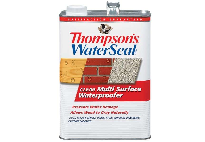  Thompson’s WaterSeal Multi-Surface Waterproofer Stain, Clear, 1 Gallon