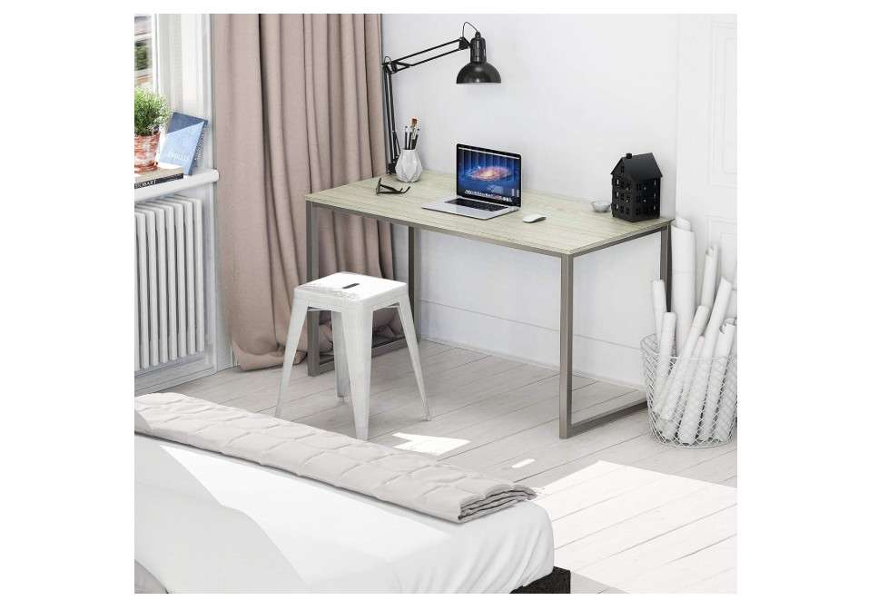 SHW Mission 48-Inch Home Office Computer Desk, Maple