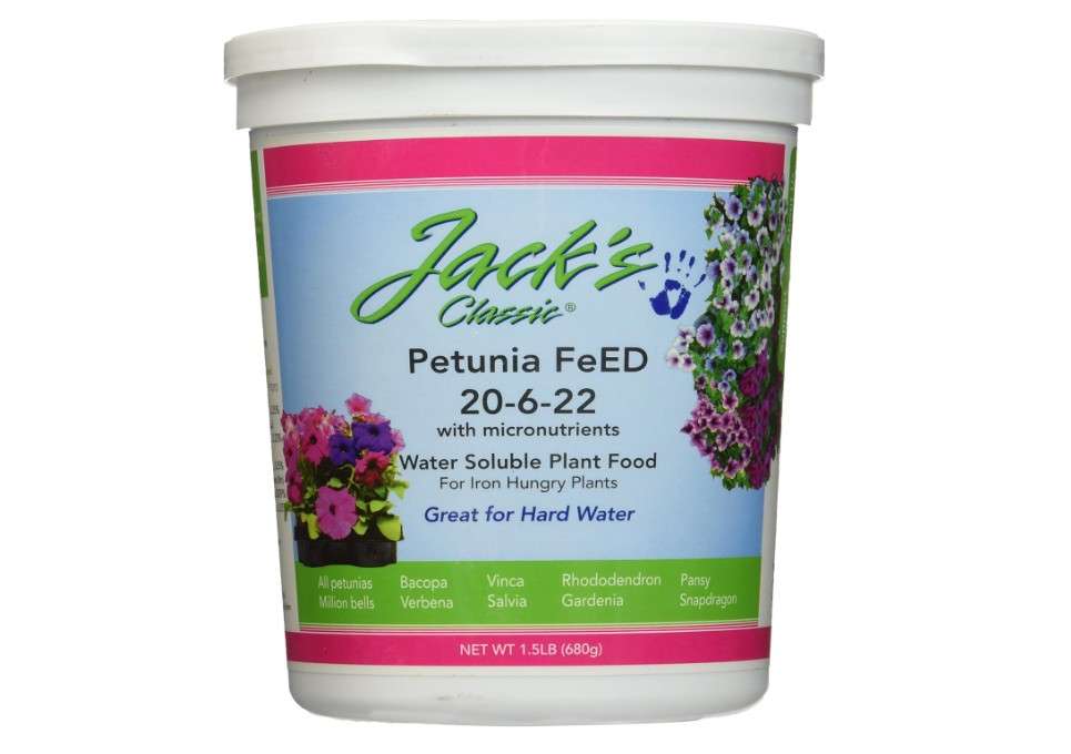 J R Peters Inc 52624 Jacks Classic No.1.5 20-6-22 Petunia Feed 