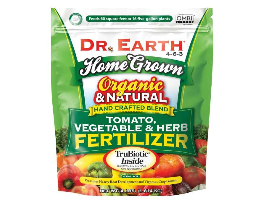  Dr. Earth Organic 5 Tomato, Vegetable & Herb Fertilizer Poly Bag