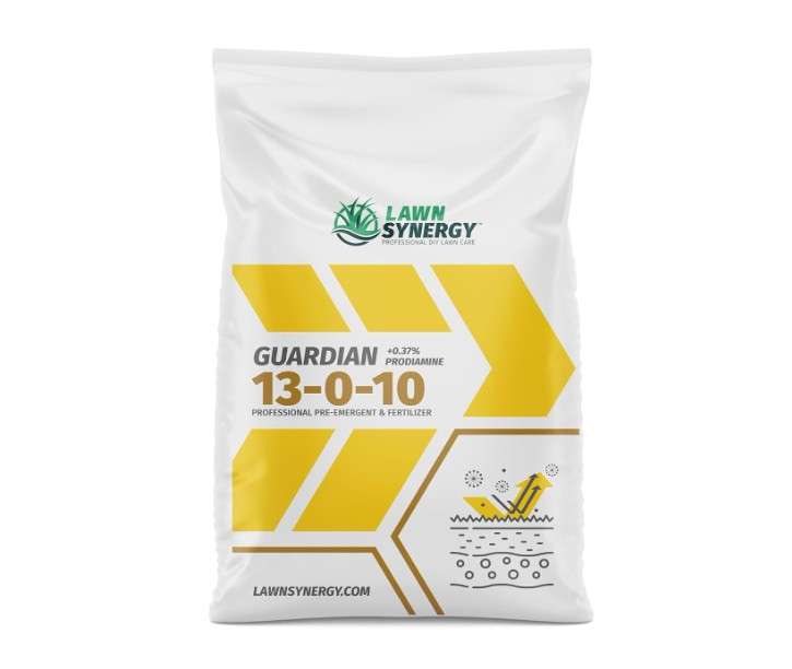  Lawn Synergy 13-0-10 Pre-Emergent Lawn Fertilizer - Prevents Crabgrass & Weeds - Stabilized Nitrogen for Dark Green Lawn - Up to 4,500 sqft (18 lbs.)