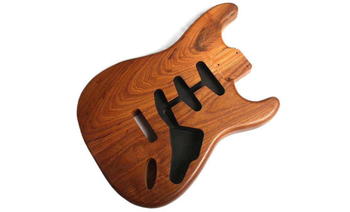  Electric Guitar Body 2Pcs Roasted Swamp ASH Wood ST Electric Guitar