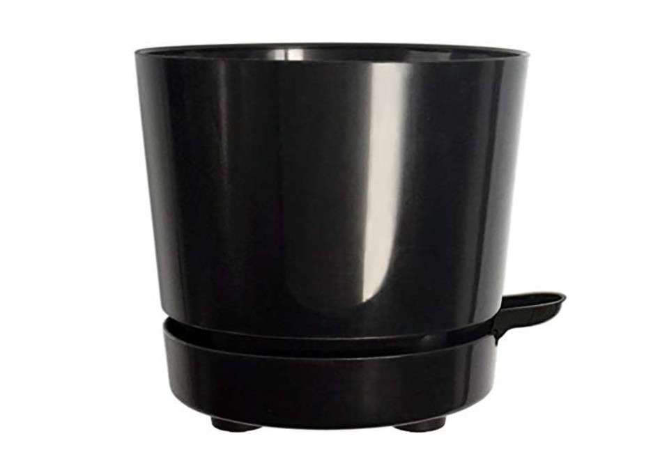  HBServices USA 8" Self Aerating + Self Watering High Drainage Deep Reservoir Round Planter Pot Maintains Healthy Roots, for Indoor & Outdoor