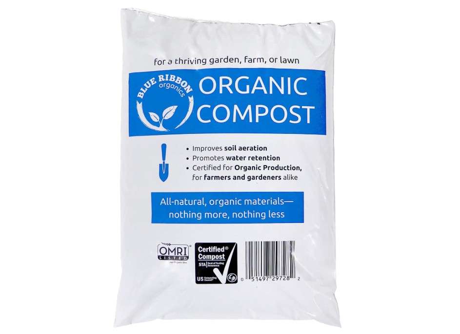 
Ribbon Organics OMRI Certified Organic Compost Size: 7.9 Gallons, 32-35 Pound Bag