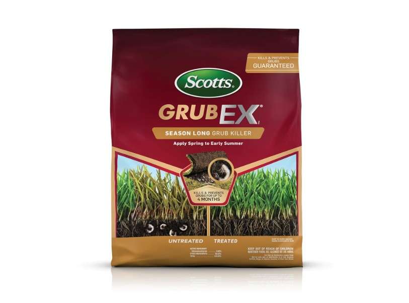  Scotts GrubEx1 Season Long Grub Killer, Protects Lawns Up to 4 Months, 5,000 sq. ft., 14.35 lbs. 