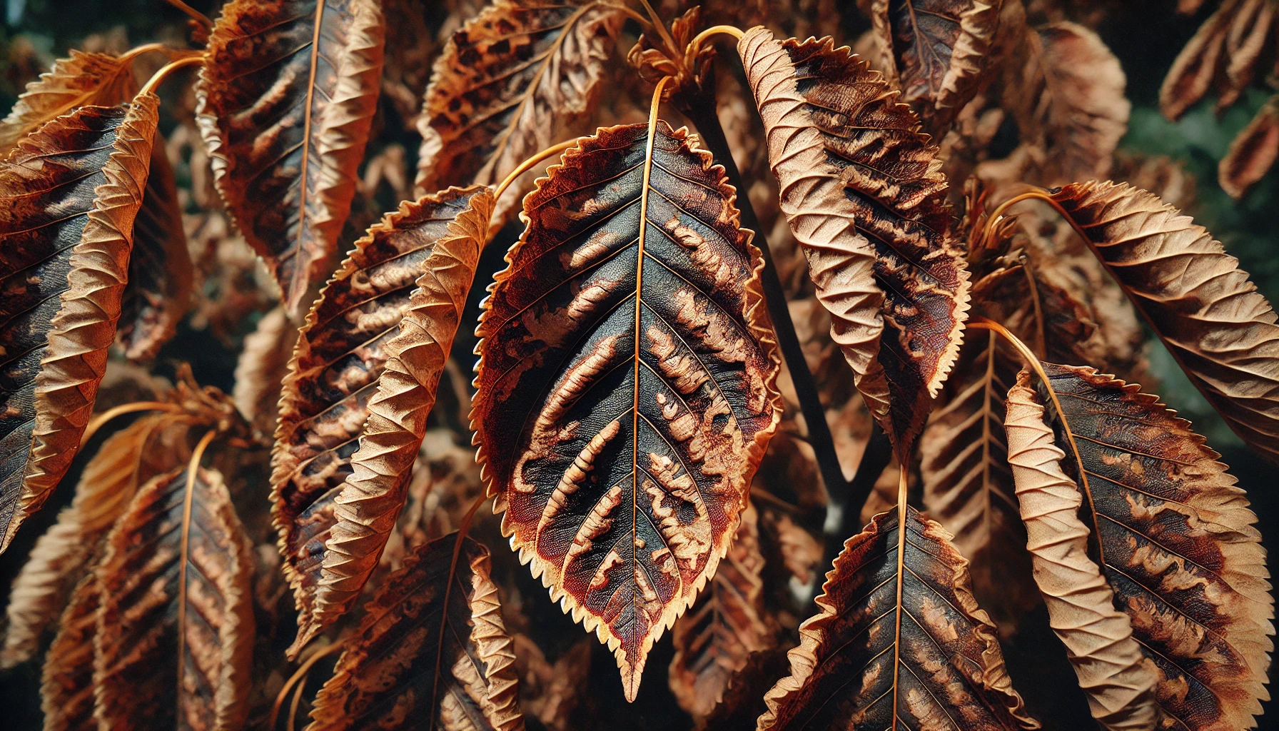 Brown or Blackened Edges