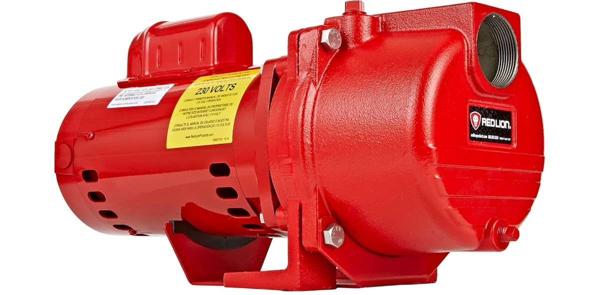 
Red Lion RL-SPRK150 115/230 Volt, 1.5 HP, 71 GPM Cast Iron Sprinkler/Irrigation Pump with Thermoplastic Impeller, Red, 97101501