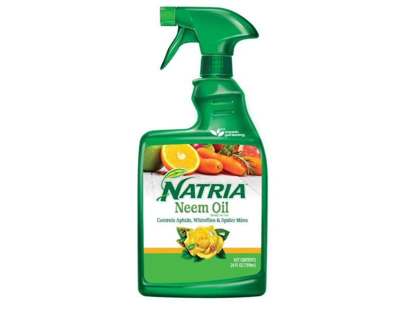  NATRIA Neem Oil Spray for Plants, Ready-to-Use, 24 Oz