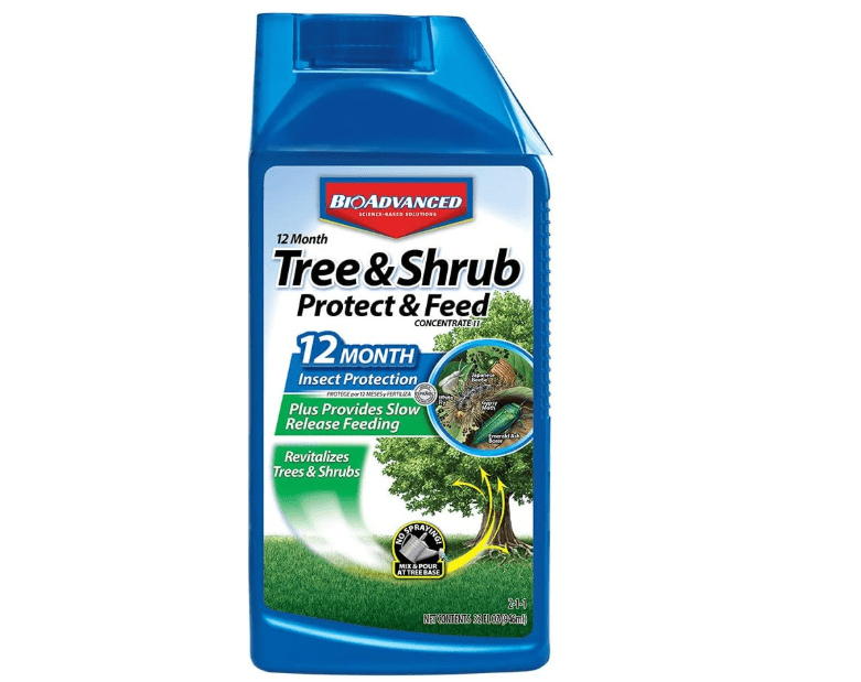 
BioAdvanced 12 Month Tree and Shrub Protect and Feed II, Concentrate, 32 Oz, Outdoor Insect Killer