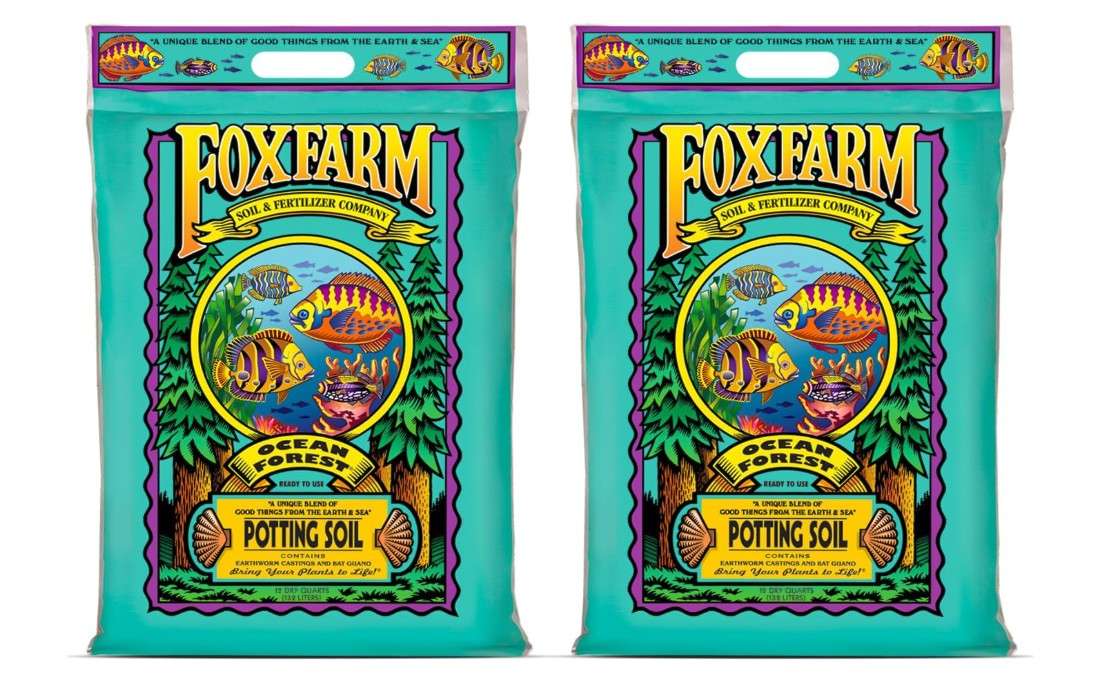 FoxFarm Ocean Forest Potting Soil, 12qt – Light, Aerated Texture, Designed for All Container Plants – pH Adjusted for Optimal Nutrient Uptake, Effectively