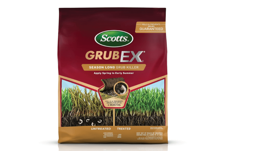
Scotts GrubEx1 Season Long Grub Killer, Protects Lawns Up to 4 Months, 5,000 sq. ft., 14.35 lbs