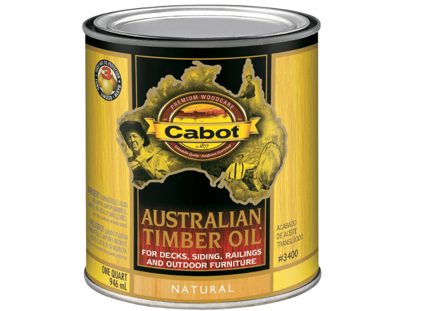 
Cabot Australian Timber Oil Wood Stain and Protector, Natural, 