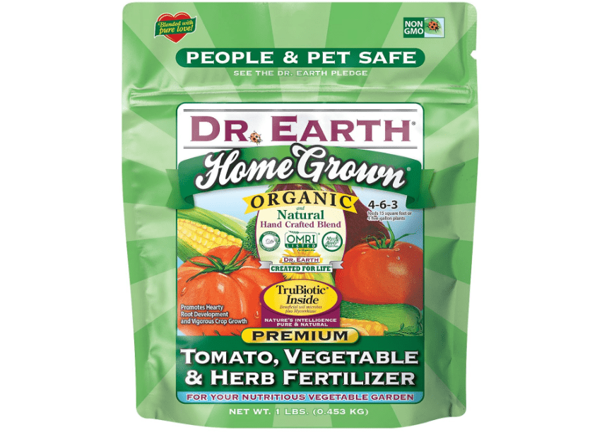  Dr. Earth 73416 1 lb 4-6-3 MINIS Home Grown Tomato, Vegetable and Herb Fertilizer