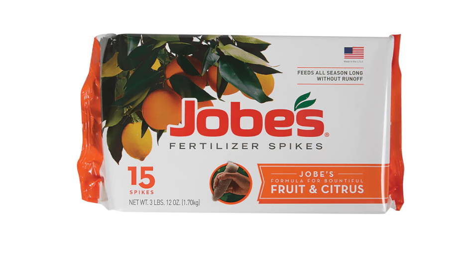 
Jobe’s Garden Fertilizer Spikes, Easy Plant Care Slow Release Fertilizer for Fruit and Citrus Plants and Trees, 15 Count