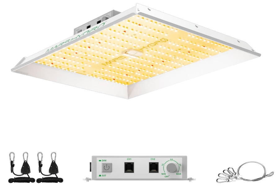 
MARS HYDRO TS1000 150W LED Grow Light for Indoor Plants, with Patented Reflector, 5 Levels Dimmable Lights Daisy Chain Full Spectrum Growing Lamps for.