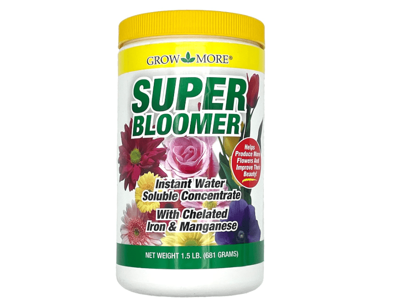 
Grow More Super Bloomer 15-30-15 Fertilizer - 1.5lbs of Flower Fertilizer Bloom Booster - Flower Food for Flowers of All Types - Water-Soluble 