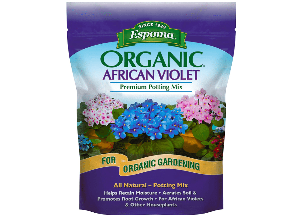 
Espoma Organic Natural and Organic Premium Potting Soil Mix for African Violets and All Indoor Flowering Houseplants. for Organic Gardening. 4 Quart Bag