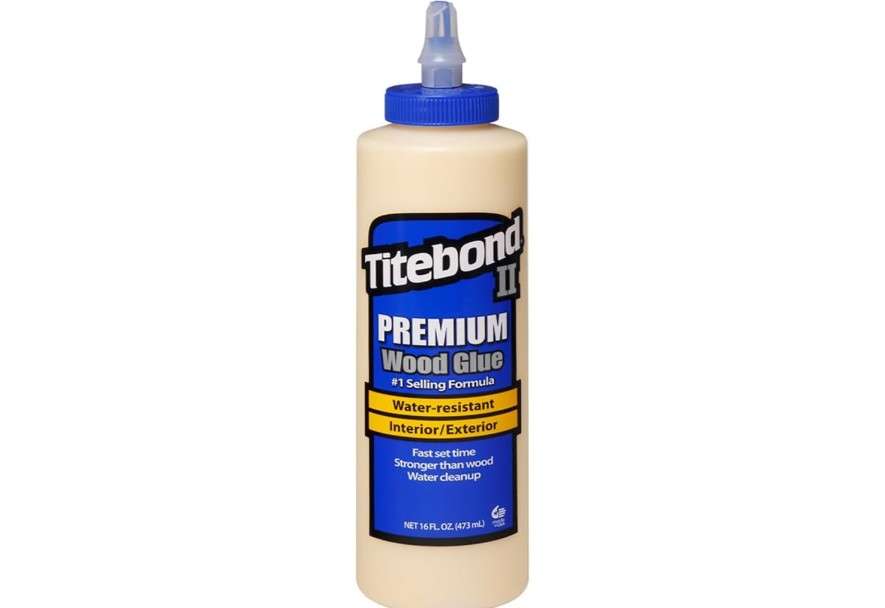 Titebond II Premium Wood Glue 5004, Ideal for Woodworking, Furniture Repair/Assembly, Construction, Home Repair or Modeling, 16 oz