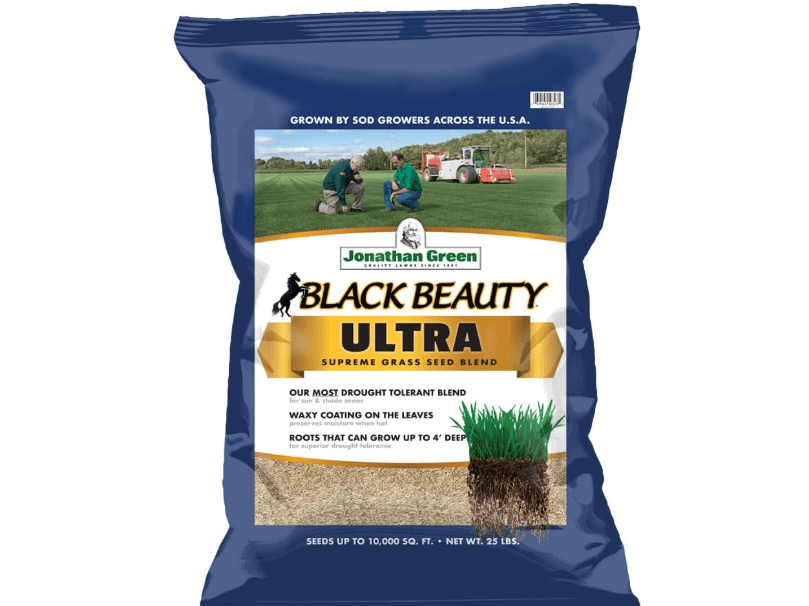 Jonathan Green (10323) Black Beauty Ultra Grass Seed - Cool Season Lawn Seed (25 lb)