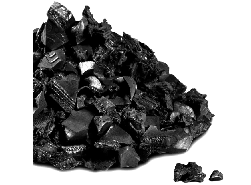 
NuPlay Rubber Mulch Landscaping Bark – Rubber Nugget Weed Barrier Garden Ground Cover,