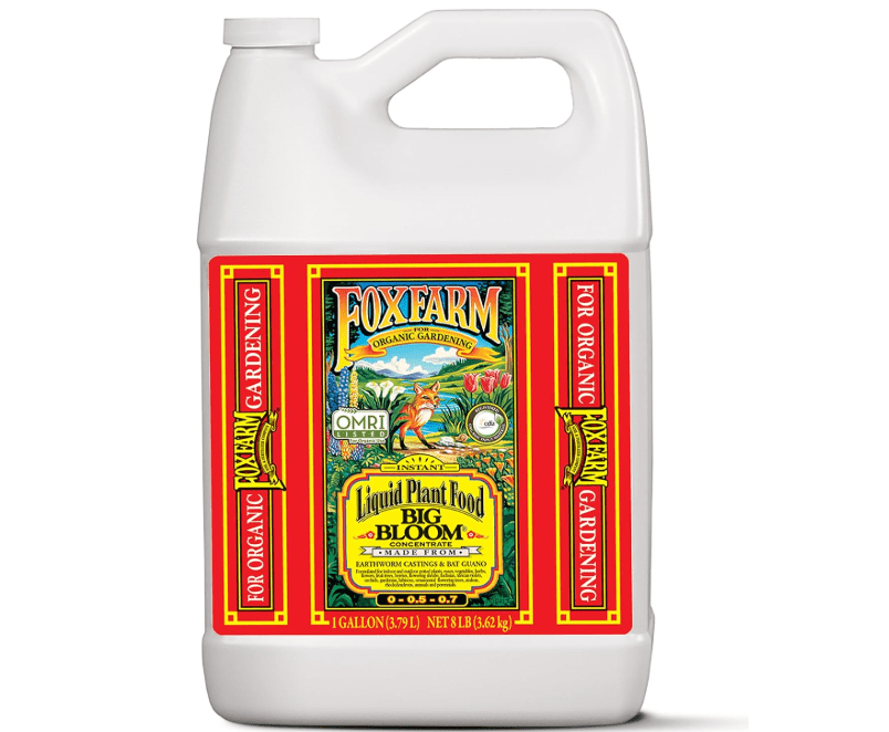 
FoxFarm - Big Bloom Plant Food, Liquid Fertilizer Concentrate for Flowers, Fruits, and Vegetables, All Purpose Plant Fertilizer for Indoor &