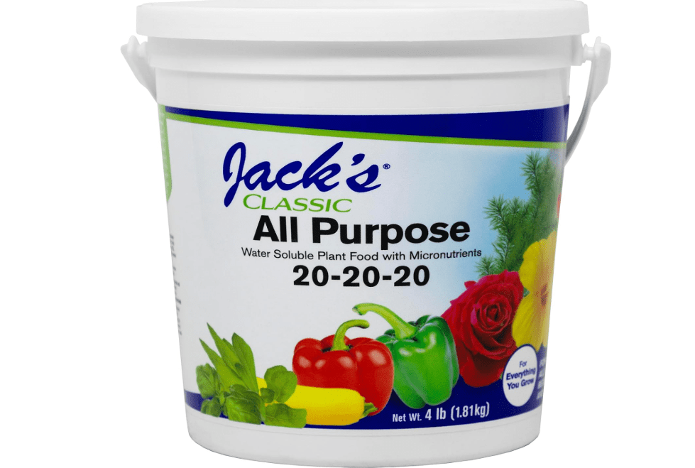 
Jack's Classic 20-20-20 All Purpose Water-Soluble Fertilizer with Micronutrients to Provide General Growth on All Plant