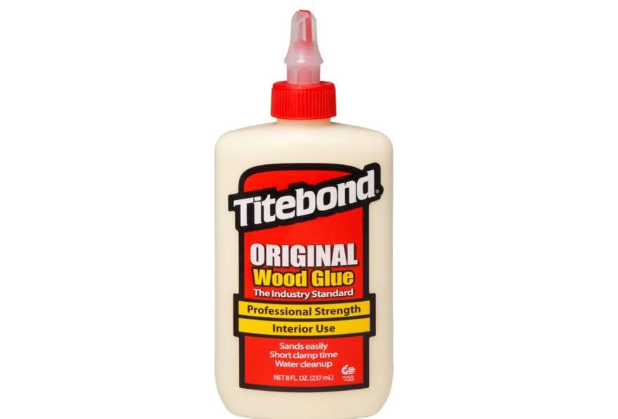 Titebond Original Wood Glue 5063, Industry Standard for Woodworking, Furniture Repair/Assembly, Construction, Home Repair or Modeling, 8 oz