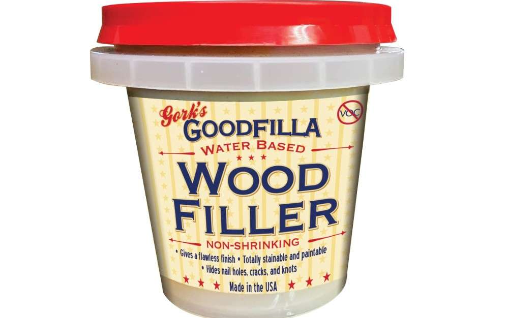 Goodfilla Maple/Beech/Pine, 8 oz, Wood and Grain Filler, Stainable, Sandable, Zero waste, Non-Toxic, USA made