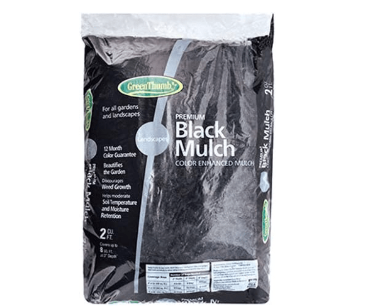 
OLDCASTLE LAWN & GARDEN 123456 Green Thumb Mulch, 2 cu. ft., Black